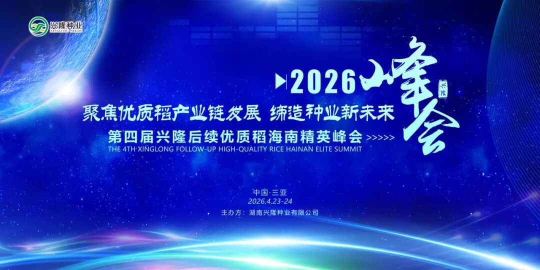 聚焦优质稻产业链发展，缔造种业新未来 ——第四届兴隆后续优质稻海南精英峰会圆满举行